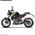 KTM Duke Powerkit Design 125-200-390 (BS4-BS6) [Full Body Wrap / Decal / Sticker Kit]