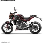 KTM Duke Vader Icon Design 125-200-390 (BS4-BS6) [Full Body Wrap / Decal / Sticker Kit]