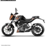 KTM Duke Factory Kit Design 125-200-390 (BS4-BS6) [Semi Body Wrap / Decal / Sticker Kit]