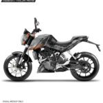 KTM Duke Delta Design 125-200-390 (BS4-BS6) [Full Body Wrap / Decal / Sticker Kit]