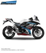Kawasaki Ninja 300 ZX3R Design [Full Body Edge To Edge Wrap / Decal / Sticker Kit]