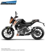 KTM Duke Kenblock Gymkhana Tribute Design 125-200-390 (BS4-BS6) [Semi Body Wrap / Decal / Sticker Kit]