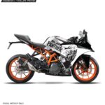 KTM Rc Black Panther Edition 125-200-390 (BS4-BS6) [Full Body Wrap / Decal / Sticker Kit]