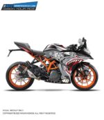 KTM Rc Grey Shark Edition 125-200-390 (BS4-BS6) [Full Body Wrap / Decal / Sticker Kit]