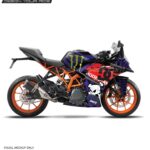 KTM Rc Hoonigan Design 125-200-390 (BS4-BS6) [Full Body Wrap / Decal / Sticker Kit]