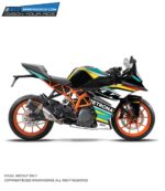 KTM Rc Turquoise Design 125-200-390 (BS4-BS6) [Full Body Wrap / Decal / Sticker Kit]