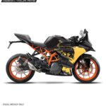 KTM Rc RB Grey Design 125-200-390 (BS4-BS6) [Full Body Wrap / Decal / Sticker Kit]