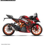KTM Rc Samurai Eclips Design 125-200-390 (BS4-BS6) [Full Body Wrap / Decal / Sticker Kit]