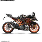 KTM Rc Samurai Edition 125-200-390 (BS4-BS6) [Full Body Wrap / Decal / Sticker Kit]