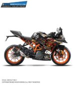 KTM Rc Samurai Edition 125-200-390 (BS4-BS6) [Full Body Wrap / Decal / Sticker Kit]