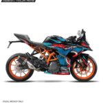 KTM Rc Shark Attack Design 125-200-390 (BS4-BS6) [Full Body Wrap / Decal / Sticker Kit]