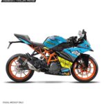 KTM Rc Shark 1 Design 125-200-390 (BS4-BS6) [Full Body Wrap / Decal / Sticker Kit]