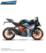 KTM Rc Sharkbite Design 125-200-390 (BS4-BS6) [Full Body Wrap / Decal / Sticker Kit]