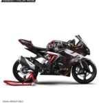 TVS RR310 Venom Carnage Design [Full Body Edge To Edge Wrap / Decal / Sticker Kit]