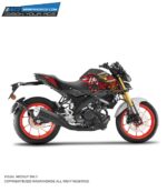 Yamaha MT 15 Samurai Design [Full Body Edge To Edge Wrap / Decal / Sticker Kit]