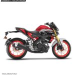 Yamaha MT 15 Red Shark Design [Full Body Edge To Edge Wrap / Decal / Sticker Kit]