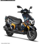 TVS Ntorq Dragon Design [Full Body Edge To Edge Wrap / Decal / Sticker Kit]