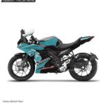 Yamaha V3 Petronas Design [Full Body Edge To Edge Wrap / Decal / Sticker Kit]