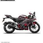 Yamaha V4 Wolf Design [Full Body Edge To Edge Wrap / Decal / Sticker Kit]