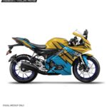Yamaha V4 Livery Racing Design [Full Body Edge To Edge Wrap / Decal / Sticker Kit]