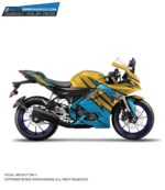 Yamaha V4 Livery Racing Design [Full Body Edge To Edge Wrap / Decal / Sticker Kit]
