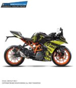 KTM Rc Crack Edition 125-200-390 (BS4-BS6) [Full Body Wrap / Decal / Sticker Kit]