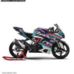 TVS RR310 Track Focused Design [Full Body Edge To Edge Wrap / Decal / Sticker Kit]