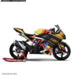 TVS Apache RR310 D4 Design [Full Body Edge To Edge Wrap / Decal / Sticker Kit]