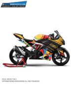 TVS Apache RR310 D4 Design [Full Body Edge To Edge Wrap / Decal / Sticker Kit]