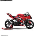 TVS RR310 Monster Design [Full Body Edge To Edge Wrap / Decal / Sticker Kit]