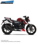 TVS Apache RTR Abstract Design 160/200 4V [Full Body Edge To Edge Wrap / Decal / Sticker Kit]