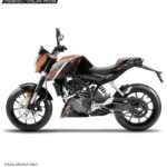 KTM Duke Superduke R Design 125-200-390 (BS4-BS6) [Semi Body Wrap / Decal / Sticker Kit]