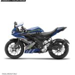 Yamaha V3 Robotic Shark Design [Full Body Edge To Edge Wrap / Decal / Sticker Kit]