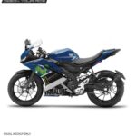 Yamaha V3 Movistar Design [Full Body Edge To Edge Wrap / Decal / Sticker Kit]