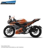 Yamaha V3 Airline Design [Full Body Edge To Edge Wrap / Decal / Sticker Kit]