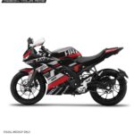Yamaha V3 Scatter Design [Full Body Edge To Edge Wrap / Decal / Sticker Kit]