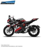Yamaha V3 Scatter Design [Full Body Edge To Edge Wrap / Decal / Sticker Kit]