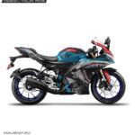 Yamaha V4 Shark Design 1 [Full Body Edge To Edge Wrap / Decal / Sticker Kit]