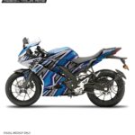 Yamaha V3 Storm Design [Full Body Edge To Edge Wrap / Decal / Sticker Kit]