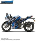 Yamaha V3 Storm Design [Full Body Edge To Edge Wrap / Decal / Sticker Kit]