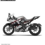 Yamaha V3 Torque Block Design [Full Body Edge To Edge Wrap / Decal / Sticker Kit]
