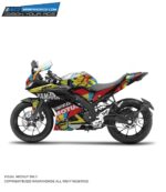 Yamaha V3 Sun Moon Design [Full Body Edge To Edge Wrap / Decal / Sticker Kit]