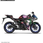 Yamaha R3 Joker Edition [Full Body Edge To Edge Wrap / Decal / Sticker Kit]