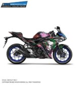 Yamaha R3 Joker Edition [Full Body Edge To Edge Wrap / Decal / Sticker Kit]