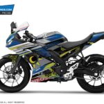 Yamaha V3 Vr 46 Sun Design [Full Body Edge To Edge Wrap / Decal / Sticker Kit]