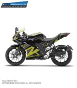 Yamaha V3 Slashed Racing Design [Full Body Edge To Edge Wrap / Decal / Sticker Kit]