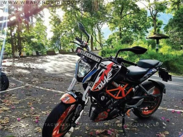 KTM Duke Rok Limited Edition 125-200-390 (BS4-BS6) [Full Body Wrap / Decal / Sticker Kit] - Image 2