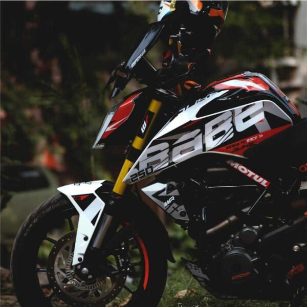 KTM Duke Babe Edition 125-200-250-390 (BS4-BS6) [Full Body Wrap / Decal / Sticker Kit] - Image 3