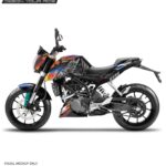KTM Duke Infinity Design 125-200-390 (BS4-BS6) [Full Body Wrap / Decal / Sticker Kit]