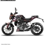 KTM Duke Tokyo Ghoul Design 125-200-390 (BS4-BS6) [Full Body Wrap / Decal / Sticker Kit]